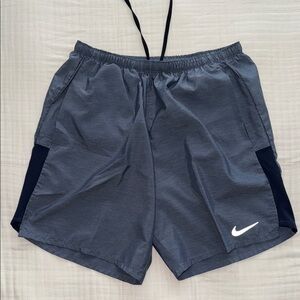 Nike Men's Athletic Shorts - Gray and Black